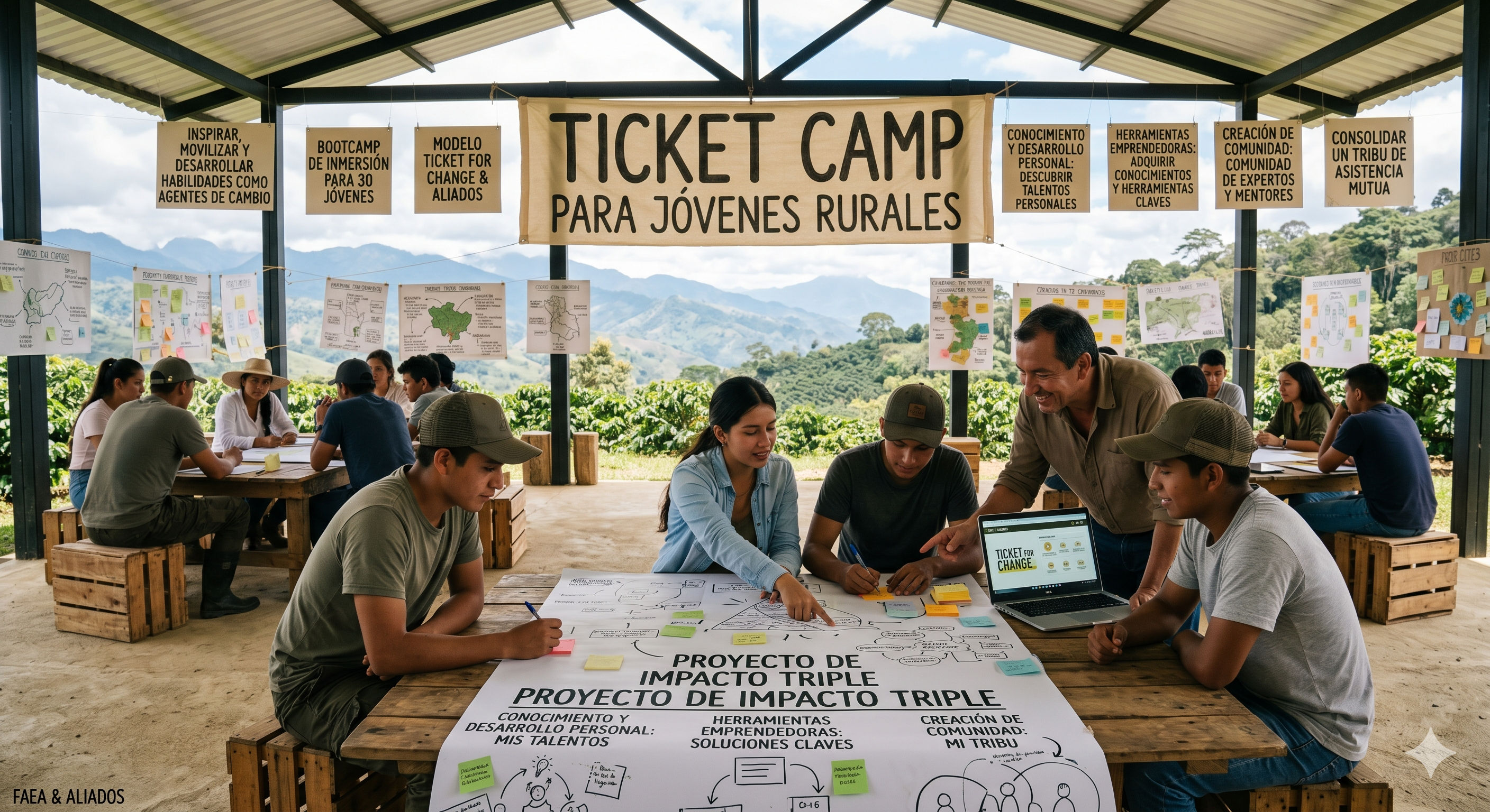 Ticket Camp para Jóvenes